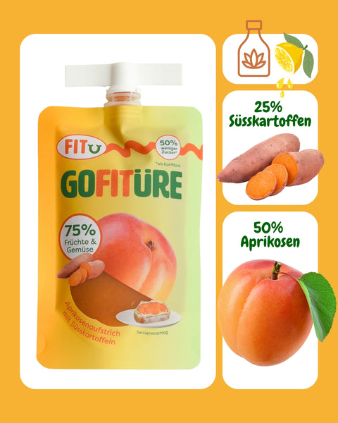 Fruchtaufstrich Aprikose (3 Stück)