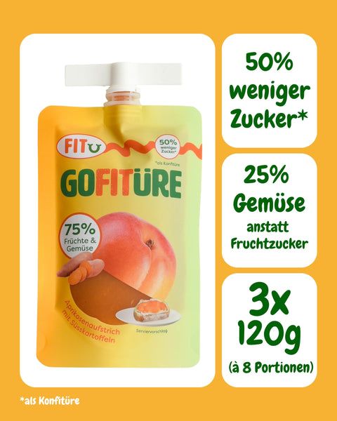 Fruchtaufstrich Aprikose (3 Stück)