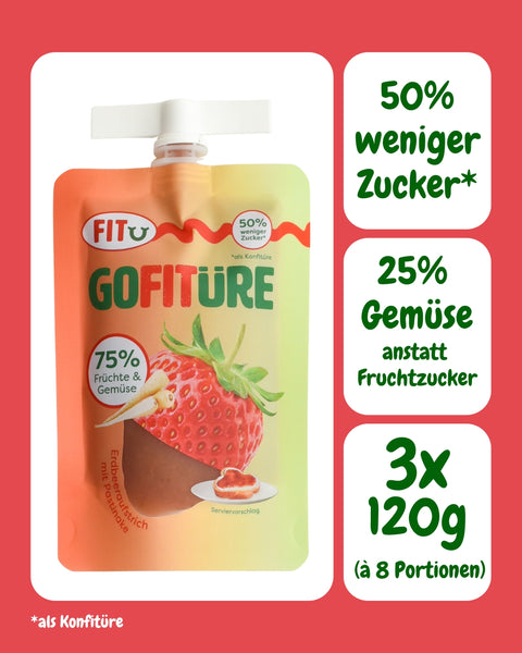 Fruchtaufstrich Erdbeere (3 Stück)